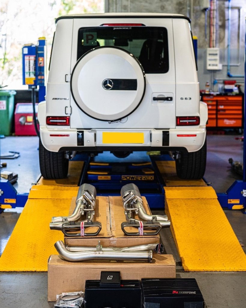 Akrapovic Evolution uitlaat - Mercedes AMG G63 W463A 19+, Auto diversen, Tuning en Styling, Ophalen of Verzenden