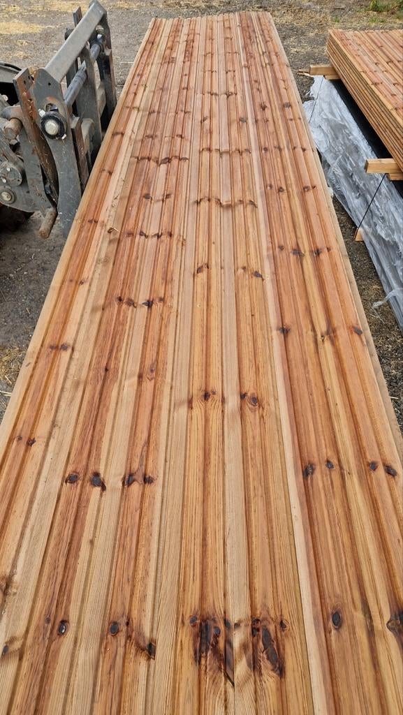 Grenen  triple Rhombus profiel, Nieuw, Ophalen of Verzenden, Hout