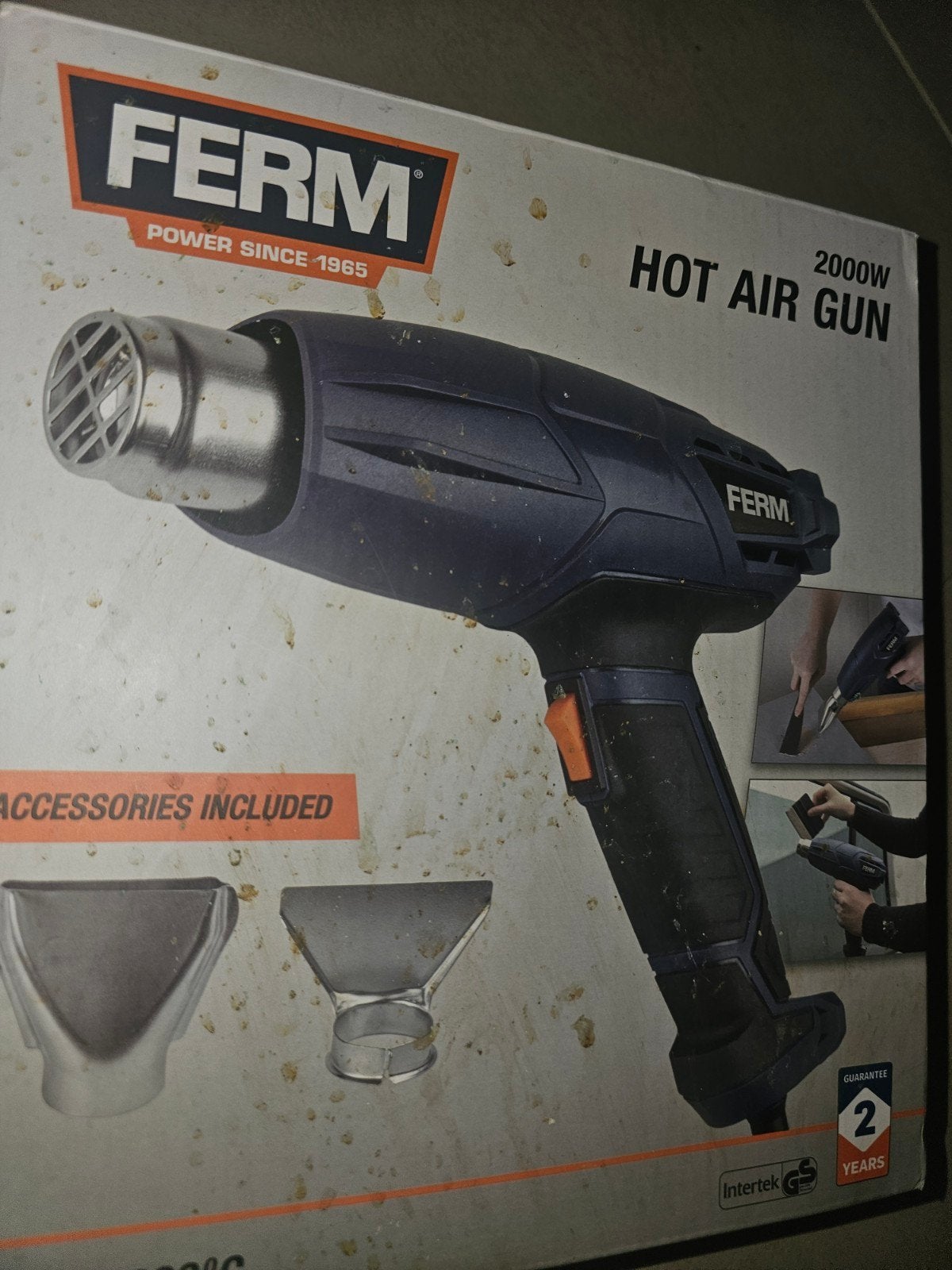Ferm heteluchtpistool 2000W - Nieuw in doos, Doe-het-zelf en Verbouw, Gereedschap | Handgereedschap, Ophalen, Nieuw, Overige typen