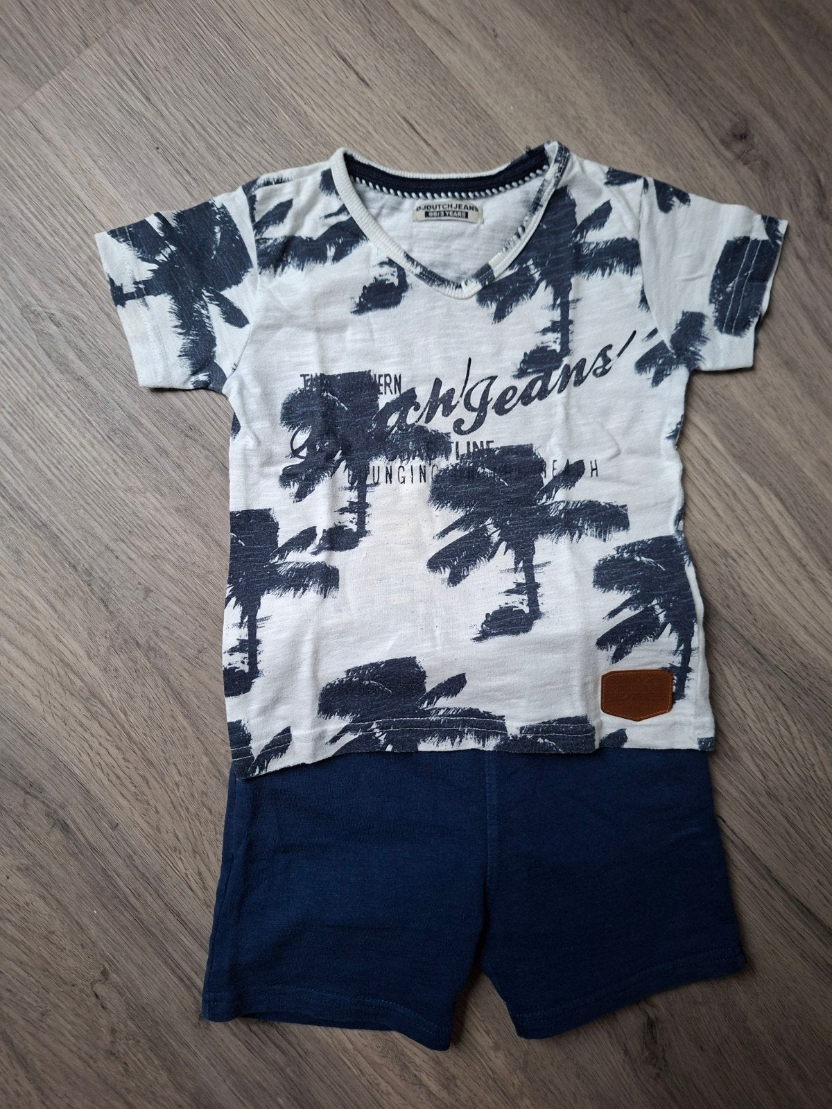 Leuk setje kinderkleding mt 98: Dirkje broekje & DJ Dutchjea, Broek, Gebruikt, Jongen of Meisje, Dirkje