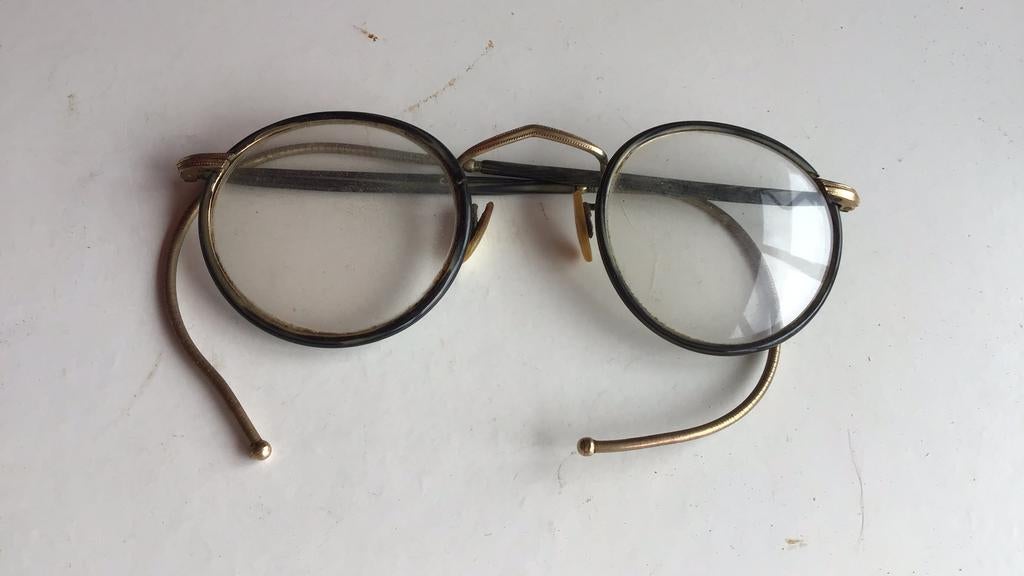 Antiek brilletje met koker, Antiek en Kunst, Ophalen of Verzenden