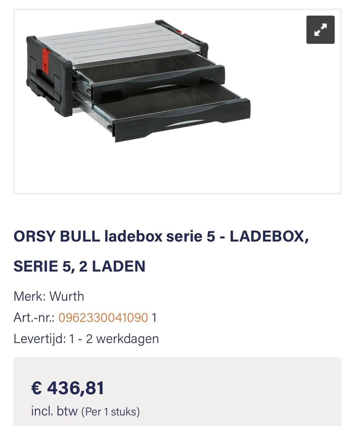 Ladebox van wurth, Ophalen