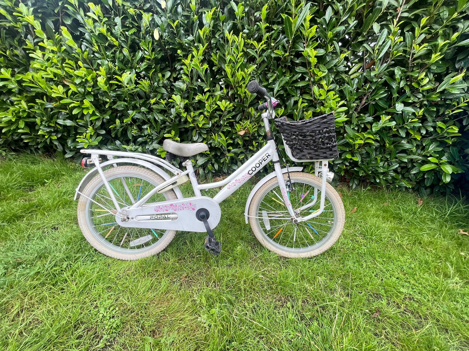 Meisjesfiets Popal Cooper 20inch + met bescherming, Ophalen, Gebruikt, Velgrem, 20 inch of meer