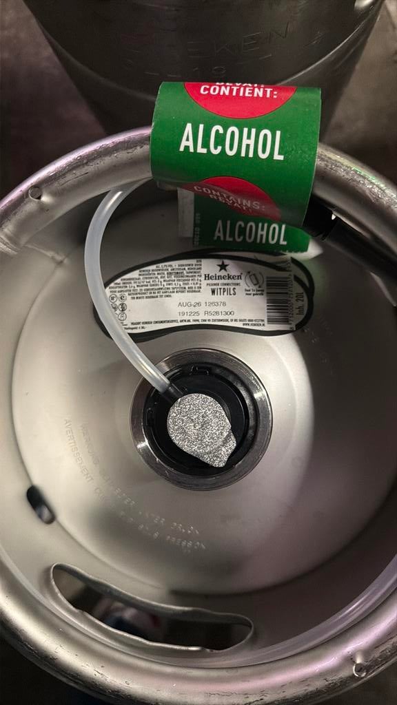 Heineken wit pils, Ophalen, Nieuw, Heineken