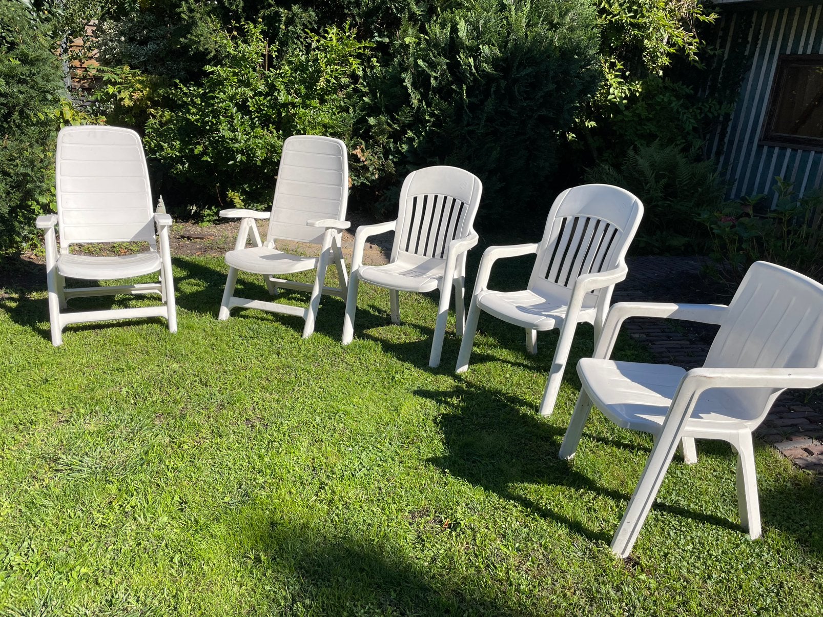 Tuinstoelen divers gratis ophalen, Ophalen, Gebruikt, Kunststof