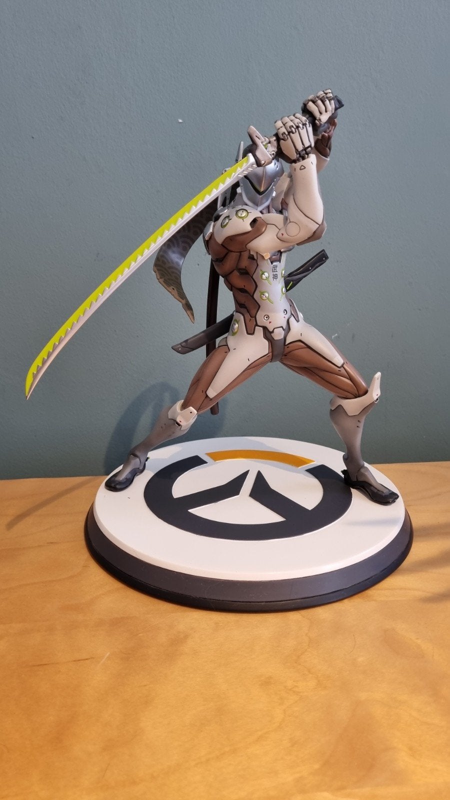 Overwatch Genji Statue - zgan met originele verpakking, Ophalen of Verzenden, Zo goed als nieuw