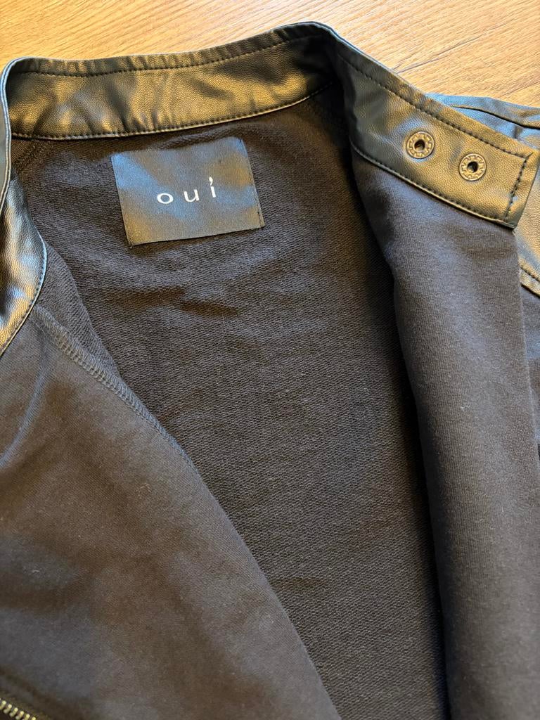 Oui Stoer jasje, Ophalen of Verzenden, Gedragen, Maat 38/40 (M), Zwart