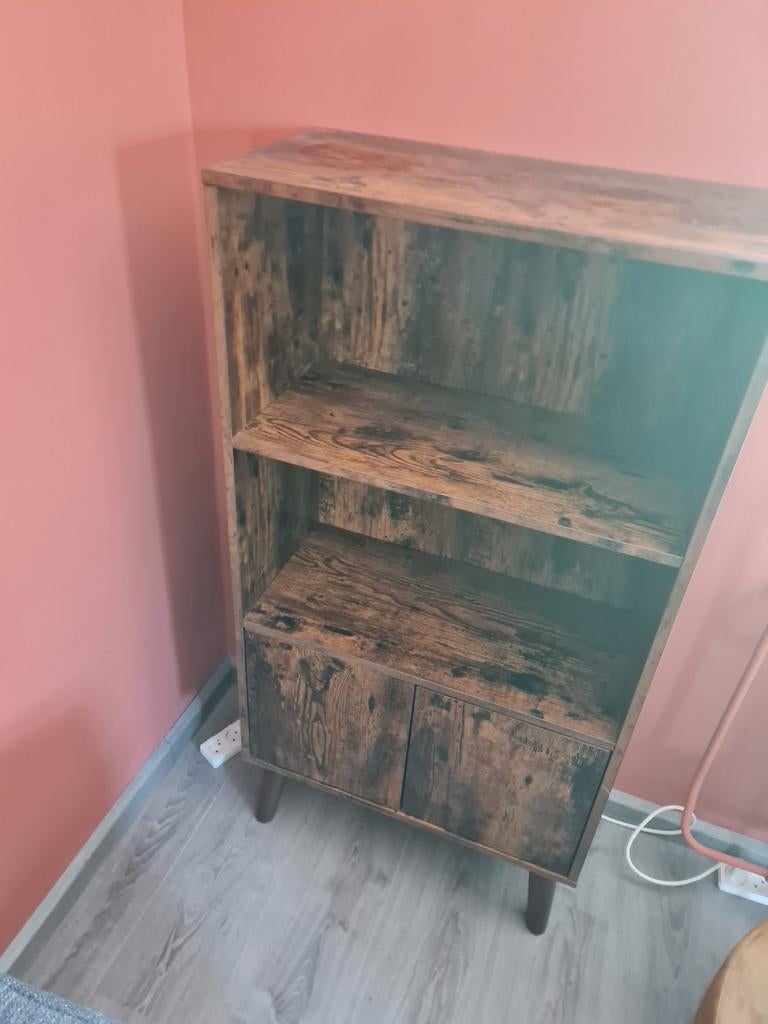 Boekenkast met deuren, Huis en Inrichting, Kasten | Boekenkasten, Ophalen, Minder dan 50 cm, Met deur(en), 100 tot 150 cm