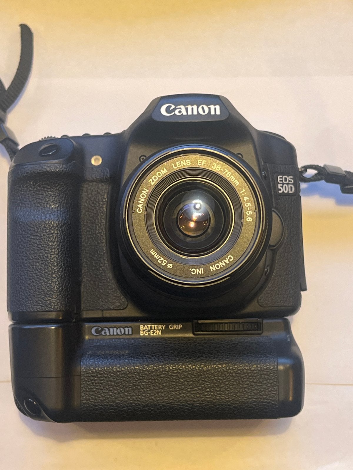 Canon EOS 50D Spiegelreflexcamera met grip + EF 28-76mm lens, Gebruikt, Spiegelreflex, Canon, 4 t/m 7 keer