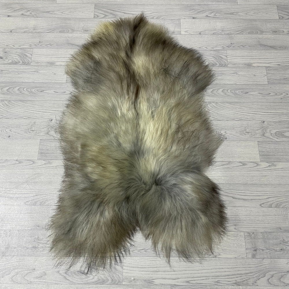 Schapenvacht IJslands multicolor 115x65cm #1897 | Lederstore, Landelijk, modern, Scandinavisch, industrieel, 100 tot 150 cm, Nieuw