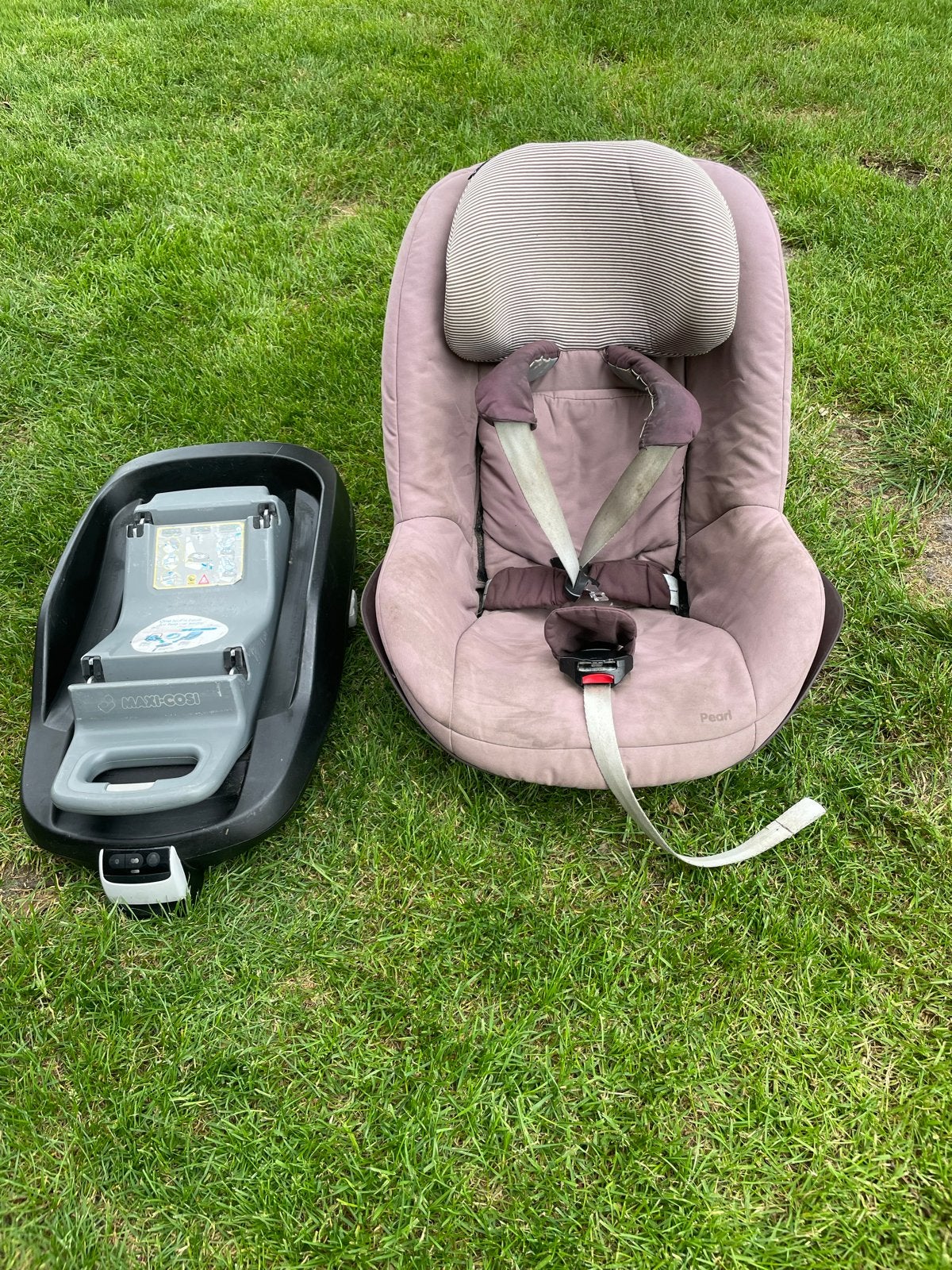 Maxi-Cosi Pearl autostoel met Isofix base, Ophalen, Gebruikt, Verstelbare rugleuning, 9 t/m 18 kg