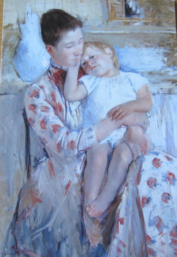 Mary Cassatt - Moeder en kind - nieuwe ansichtkaart, Verzamelen, Ophalen of Verzenden, 1980 tot heden, Ongelopen, Overige thema's