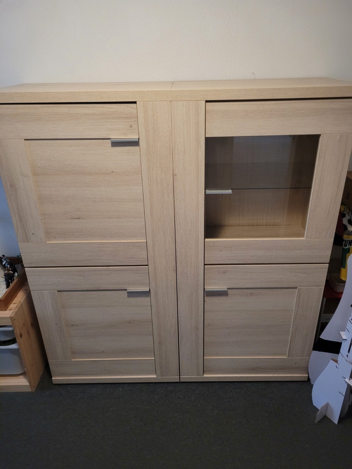 Houten kasten, 2 stuks. Prima staat., Huis en Inrichting, Kasten | Buffetkasten, Ophalen, Gebruikt, Met deur(en), 50 tot 100 cm