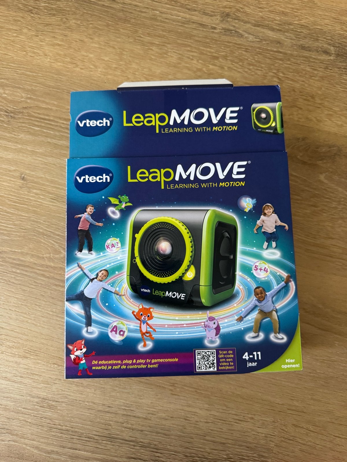 Vtech LeapMOVE: Interactieve TV Gameconsole voor Kinderen, Ophalen of Verzenden, Zo goed als nieuw, 4 tot 6 jaar