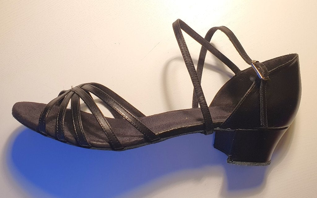 Salsa Ballroom leren schoenen Annabella merk Bloch, Zwart, Dansschoenen, Zo goed als nieuw, Bloch salsa dansschoenen