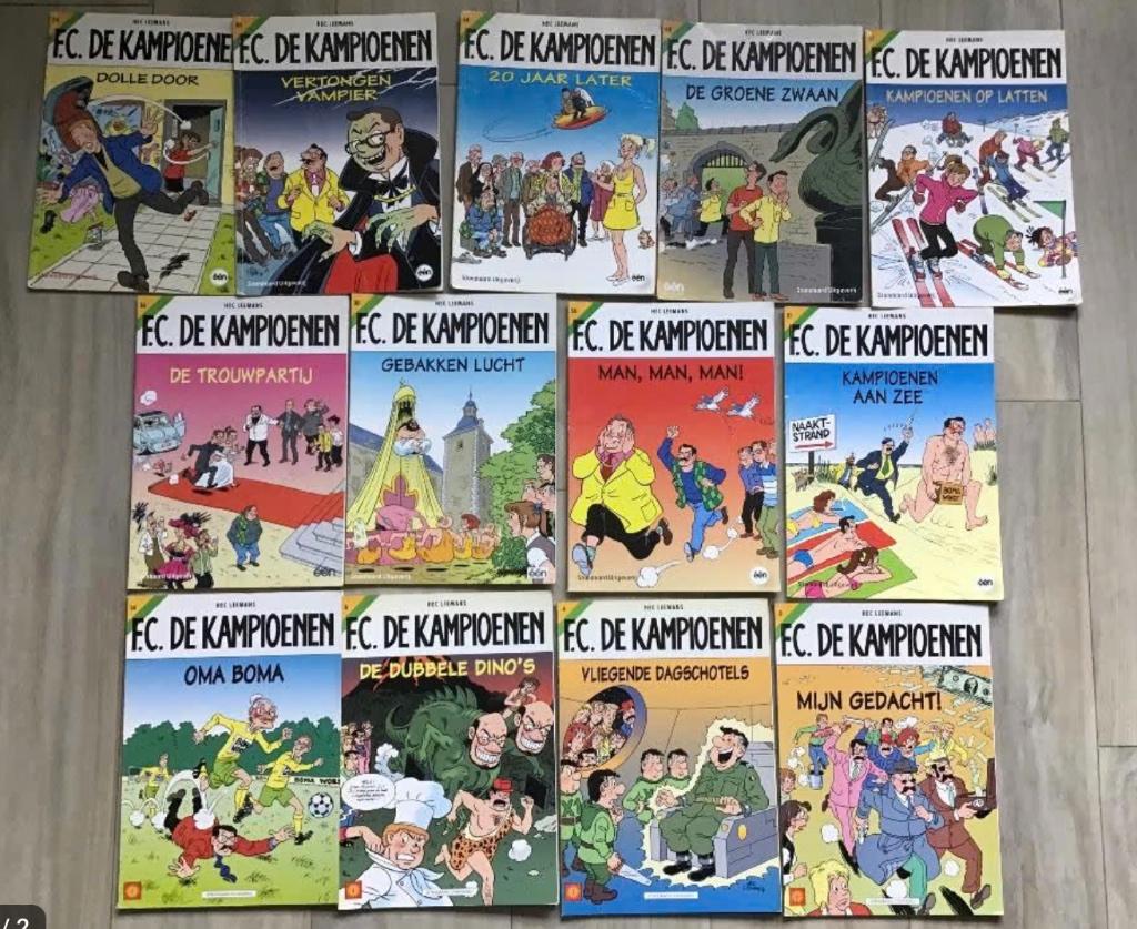 18 delen de Kampioenen door Hec Leemans, Meerdere stripboeken, Ophalen of Verzenden, Gelezen