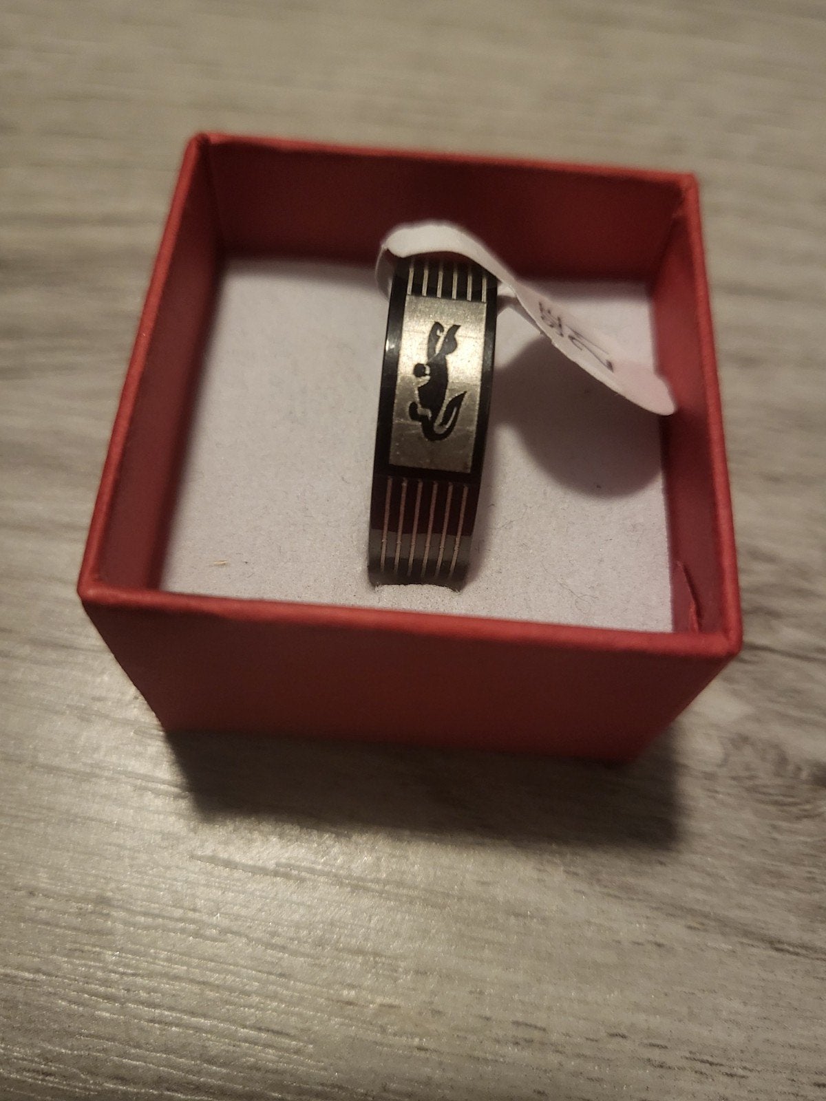 Nieuwe ring met krokodil design, maat 21, Sieraden, Tassen en Uiterlijk, Ringen, 20 of groter, IJzer of Staal, Zwart, Nieuw