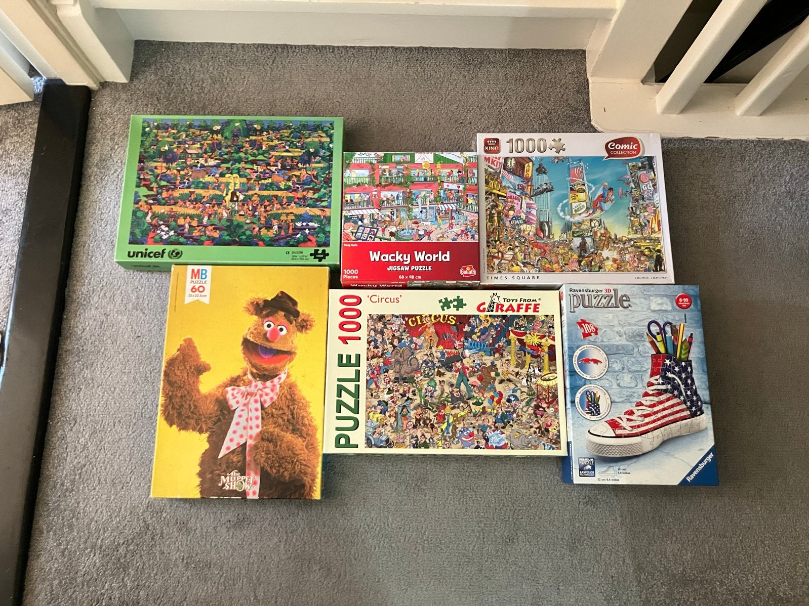 Diverse puzzels: Legpuzzels en 3D-puzzel (gebruikt), Ophalen of Verzenden, Minder dan 500 stukjes, Gebruikt, Legpuzzel