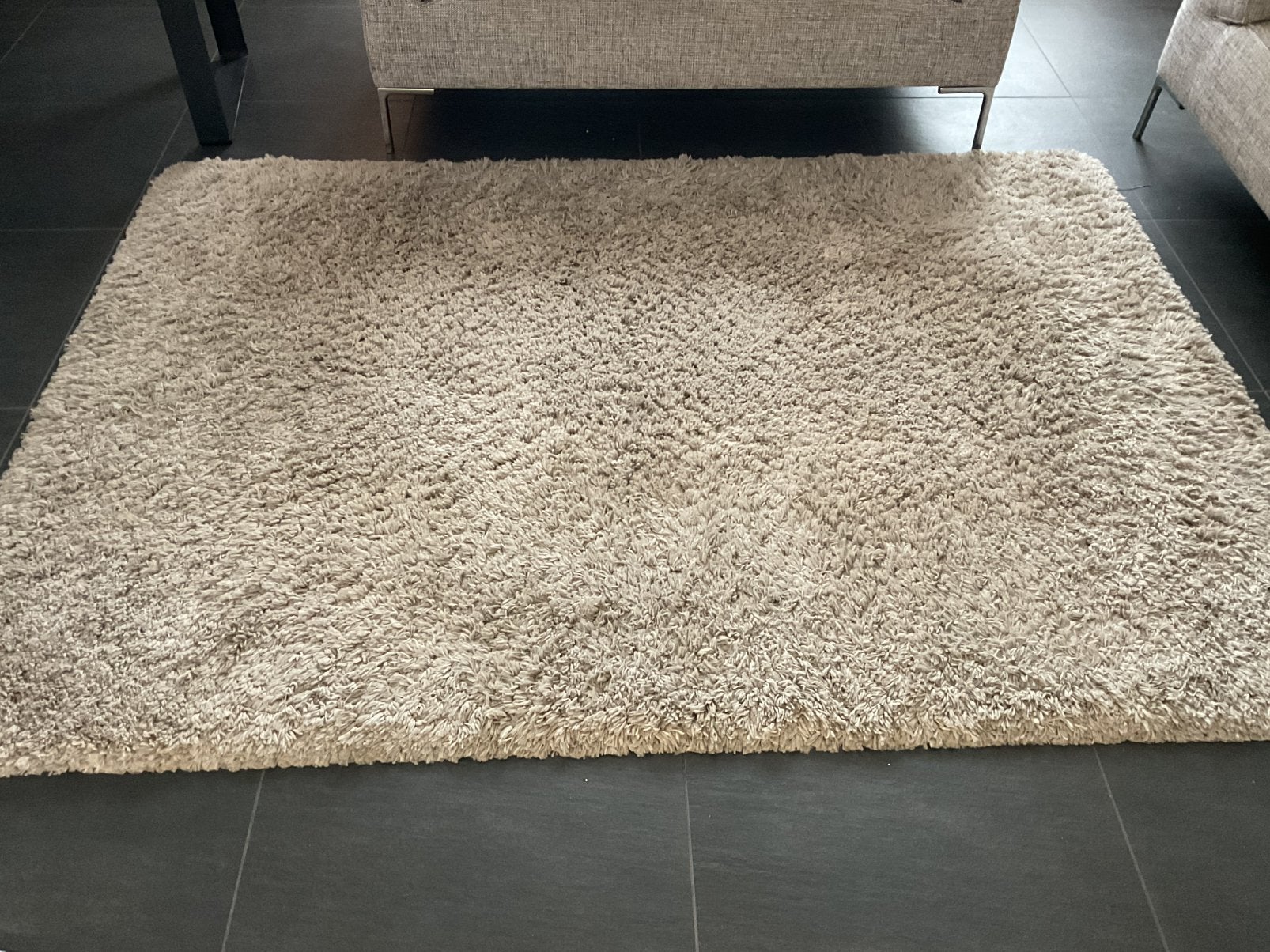 Vloerkleed beige 230x160 groot, Ophalen, Beige, 200 cm of meer, 200 cm of meer