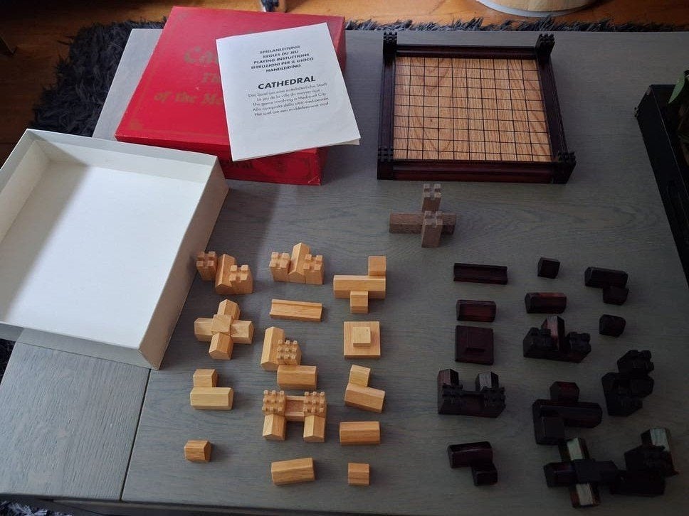 Cathedral Bordspel - Strategisch Houten Spel vintage, Een of twee spelers, Ophalen of Verzenden, Gebruikt, MindWare