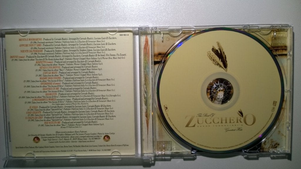 Zucchero - The Best Of Zucchero, Ophalen of Verzenden, Zo goed als nieuw, Poprock, Album