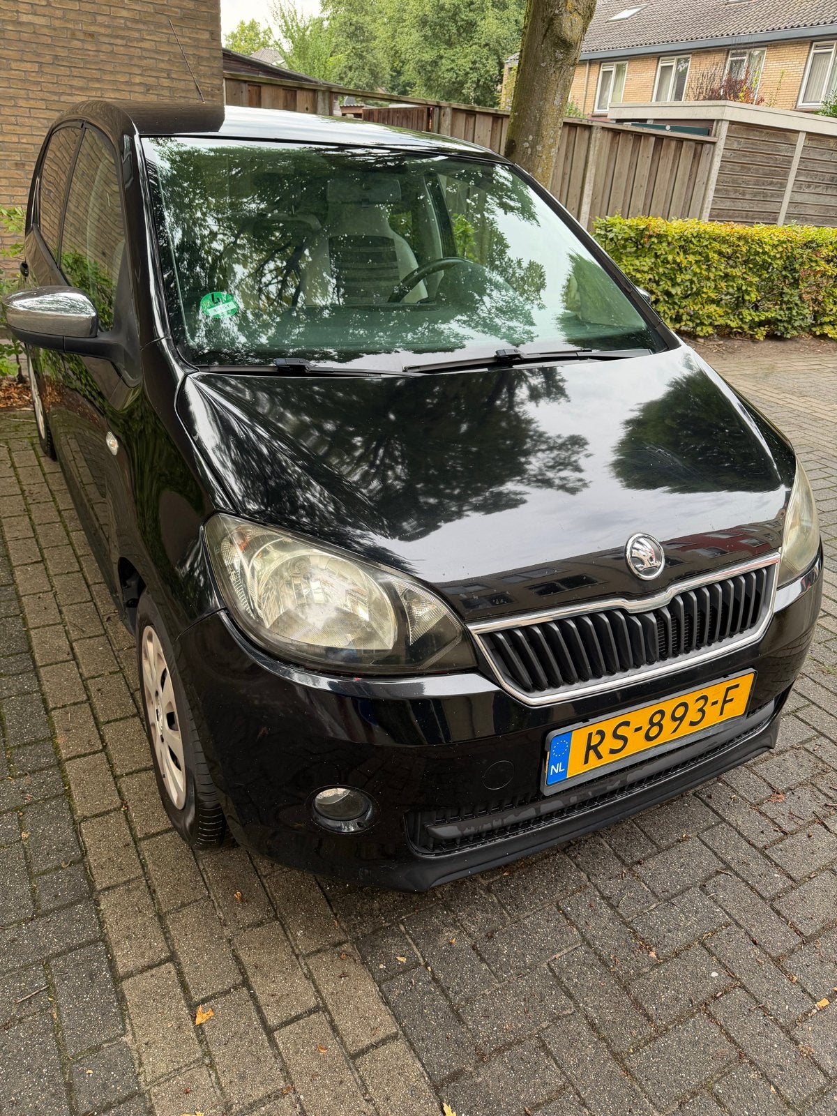 Skoda Citigo 1.0 T 44KW 2012 Zwart, Voorwielaandrijving, Euro 5, Stof, 4 stoelen