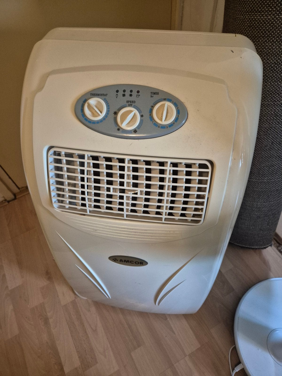 amcor mobiele airco, Ophalen, Gebruikt, Minder dan 60 m³, 3 snelheden of meer
