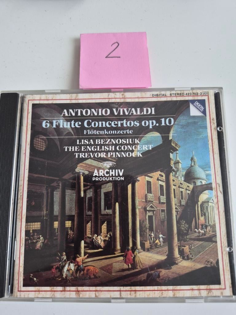 Vivaldi: 6 Fluitconcerten op. 10 - Lisa Beznosiuk CD, Ophalen of Verzenden, Barok, Gebruikt, Orkest of Ballet