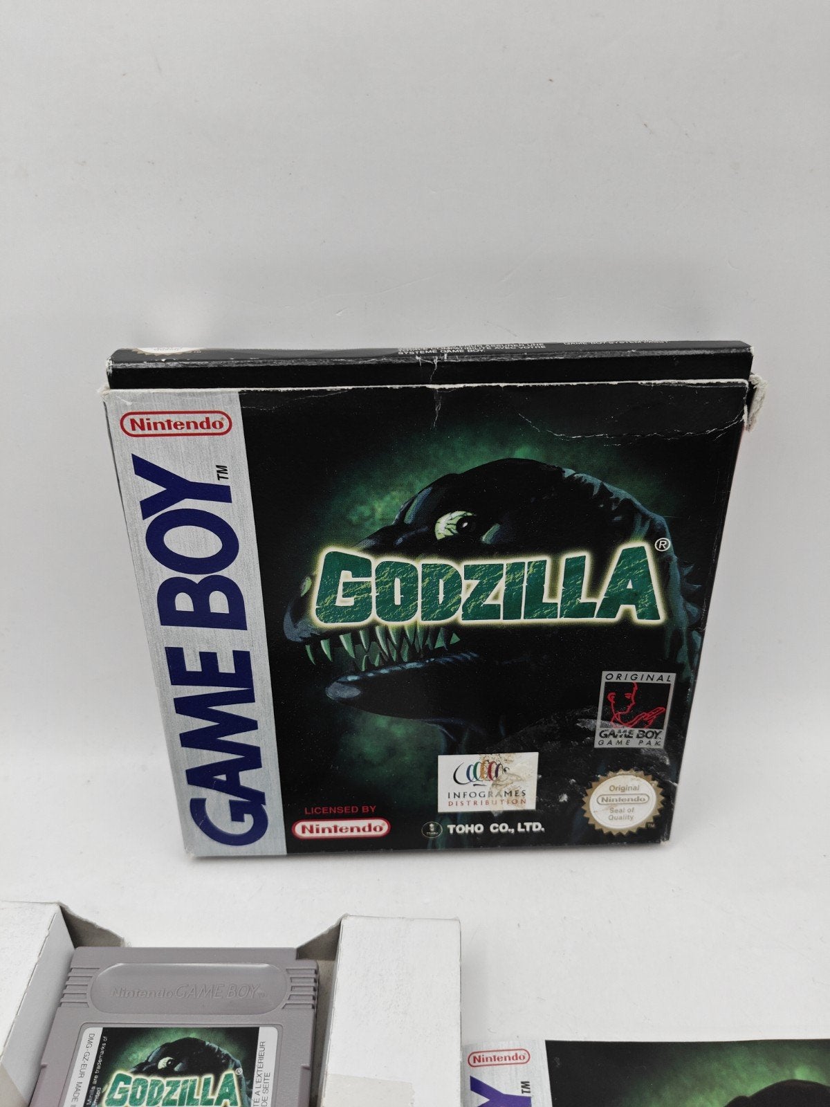 Godzilla Gameboy Classic CIB, Spelcomputers en Games, Games | Nintendo Game Boy, 1 speler, Zo goed als nieuw, Nintendo of Europe GmbH, Goldsteinstr. 235, 60528 Frankfurt am Main, Duitsland