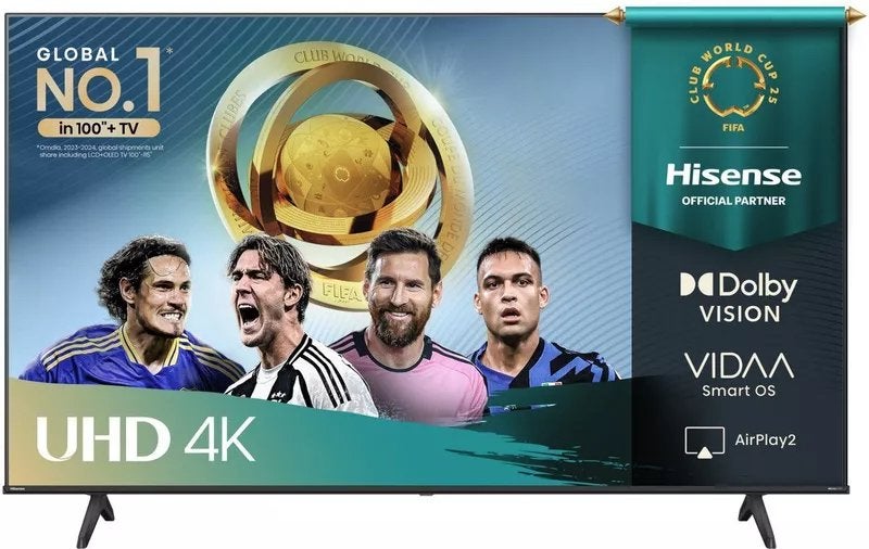 Hisense 55A6Q. Nieuw in ongeopende doos met bon, LED, 50 Hz, Zo goed als nieuw, 100 cm of meer