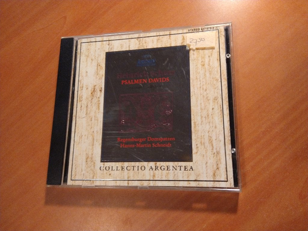 CD Heinrich Schütz. Psalmen Davids, Ophalen of Verzenden, Classicisme, Zo goed als nieuw, Kamermuziek