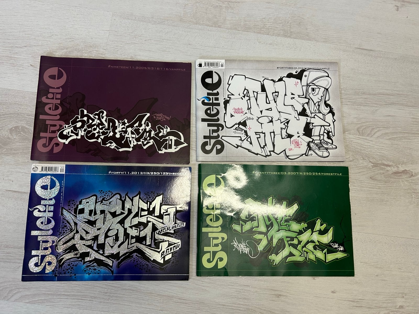 4x Stylefile Graffiti Magazine - Zeldzame Editie, Boeken, Ophalen of Verzenden, Gelezen, Overige typen