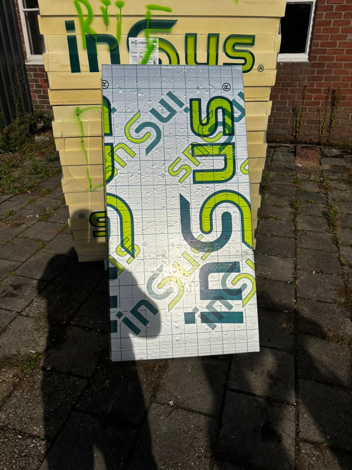 Te koop grote partij 160 mm b keuze PIR isolatie, Doe-het-zelf en Verbouw, Ophalen, 12 cm of meer, Zo goed als nieuw, Hardschuim (Pir)