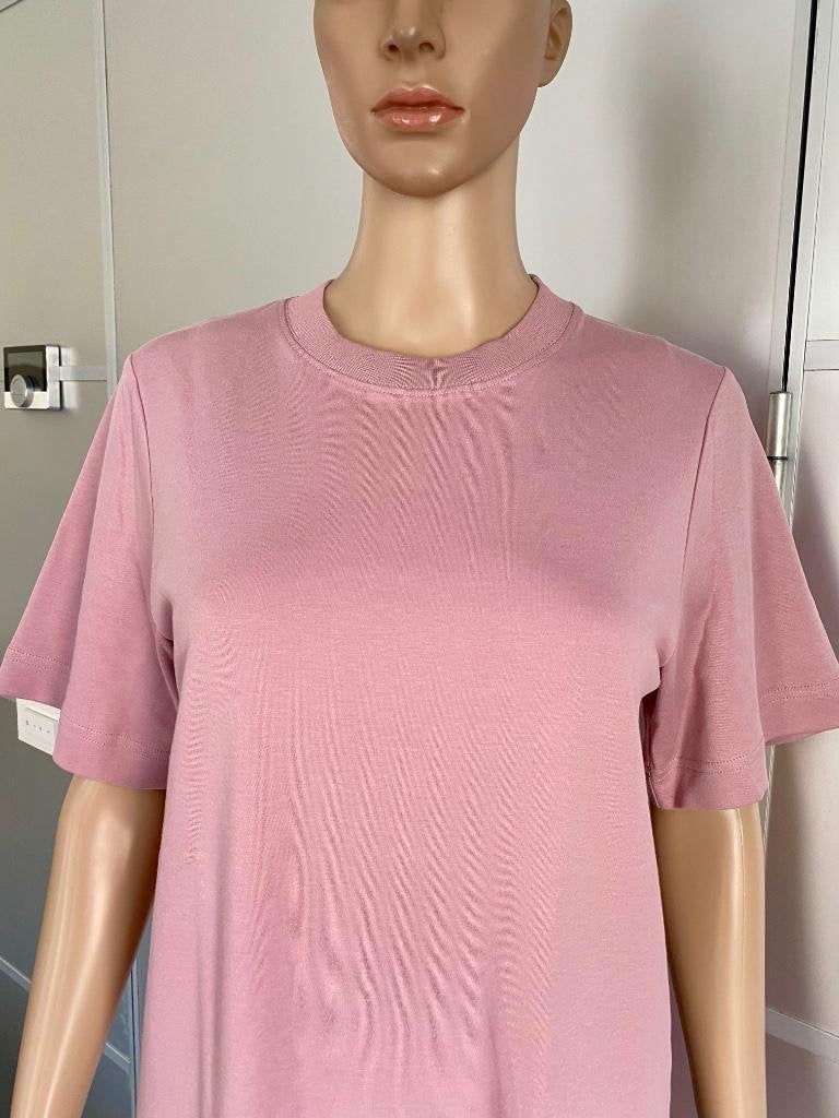 H394 Nieuw:COS maat XS/S=34/36 sweat-jurk jurkje oud-roze, Kleding | Dames, COS, Nieuw, Ophalen of Verzenden, Knielengte