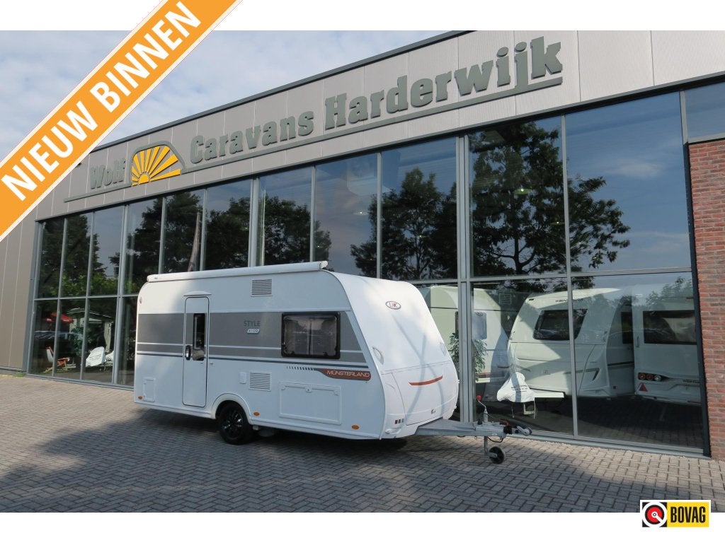 LMC Style 410 D MOVER+CASSETTEL.+VOORTENT, Caravans en Kamperen, Schokbreker, Bedrijf, Treinzit, 4 tot 5 meter