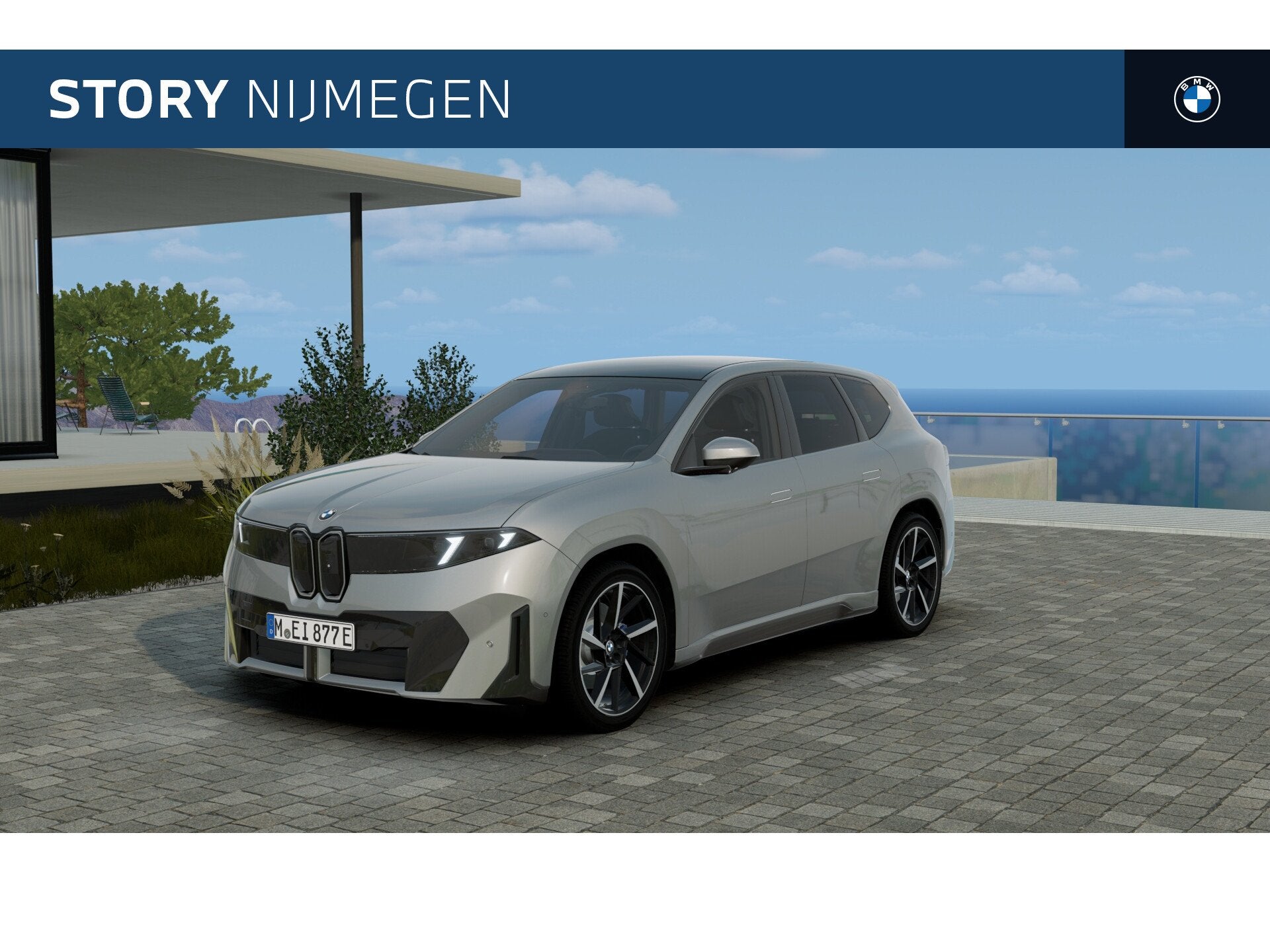 BMW iX3 40 eDrive M Sport / Panoramadak / Head-Up / Harman K, Automaat, Achterwielaandrijving, Zwart, Leder