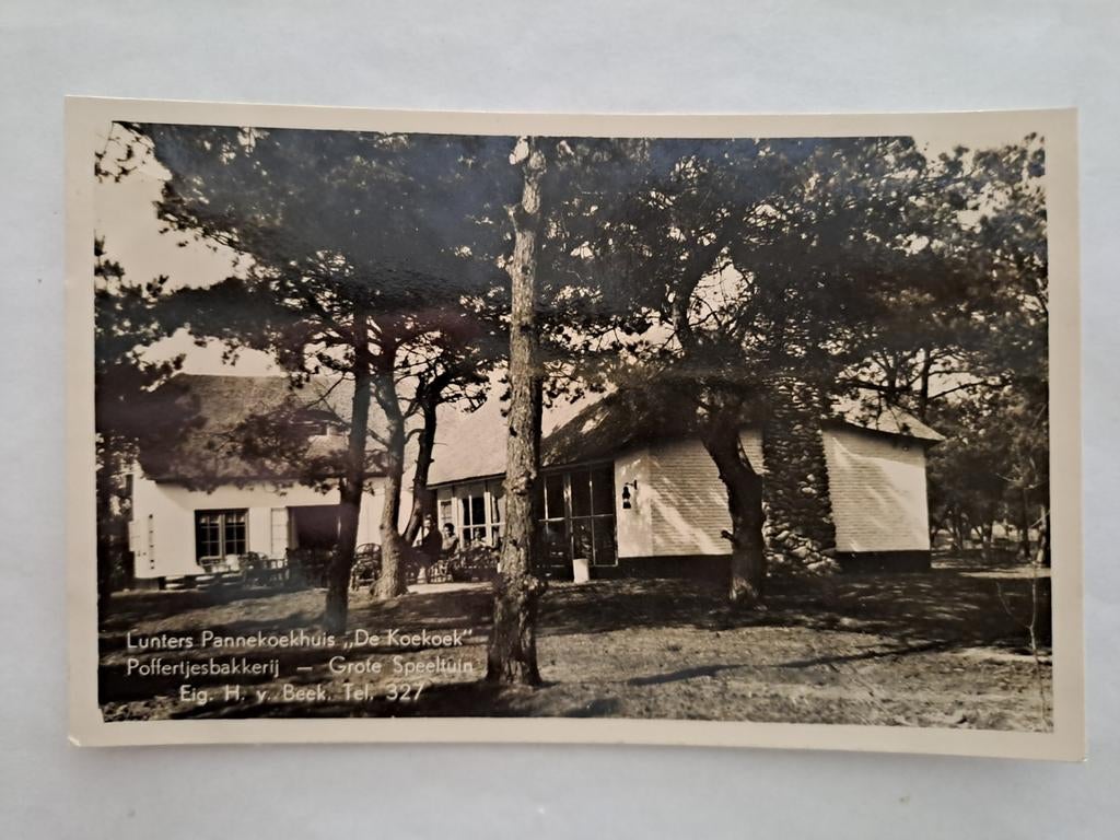 Lunteren,  pannenkoekhuis,  de Koekoek, Verzamelen, Ophalen of Verzenden, Gelderland