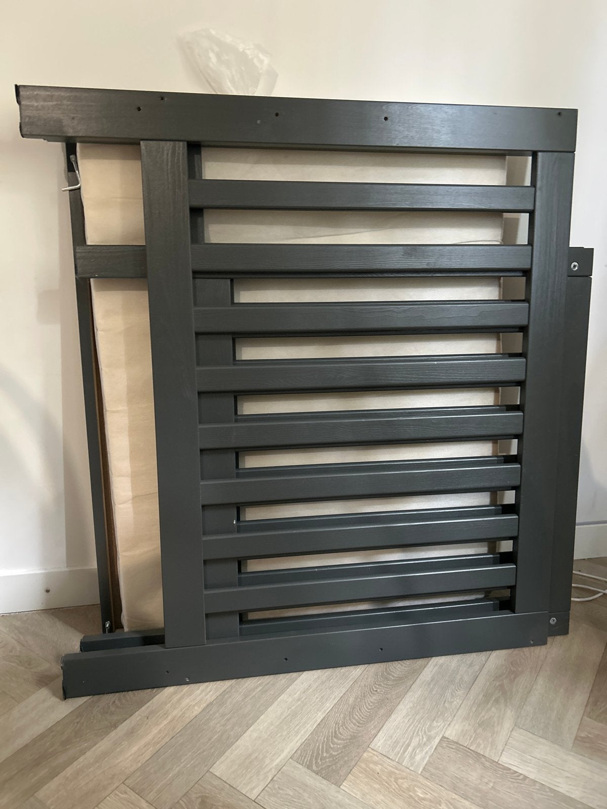 Antraciet box voor baby of peuter, Kinderen en Baby's, Boxen, Ophalen, Gebruikt, Rechthoekig