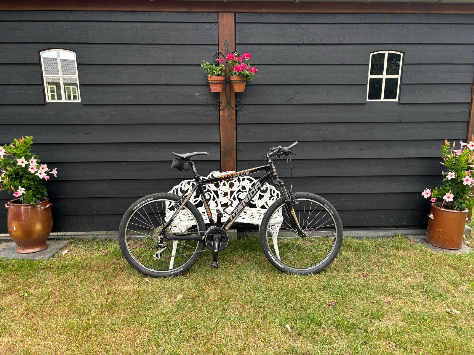 Merida Matts TFS 100 Mountainbike - Zwart/Oranje, Ophalen, Gebruikt, Hardtail, Merida