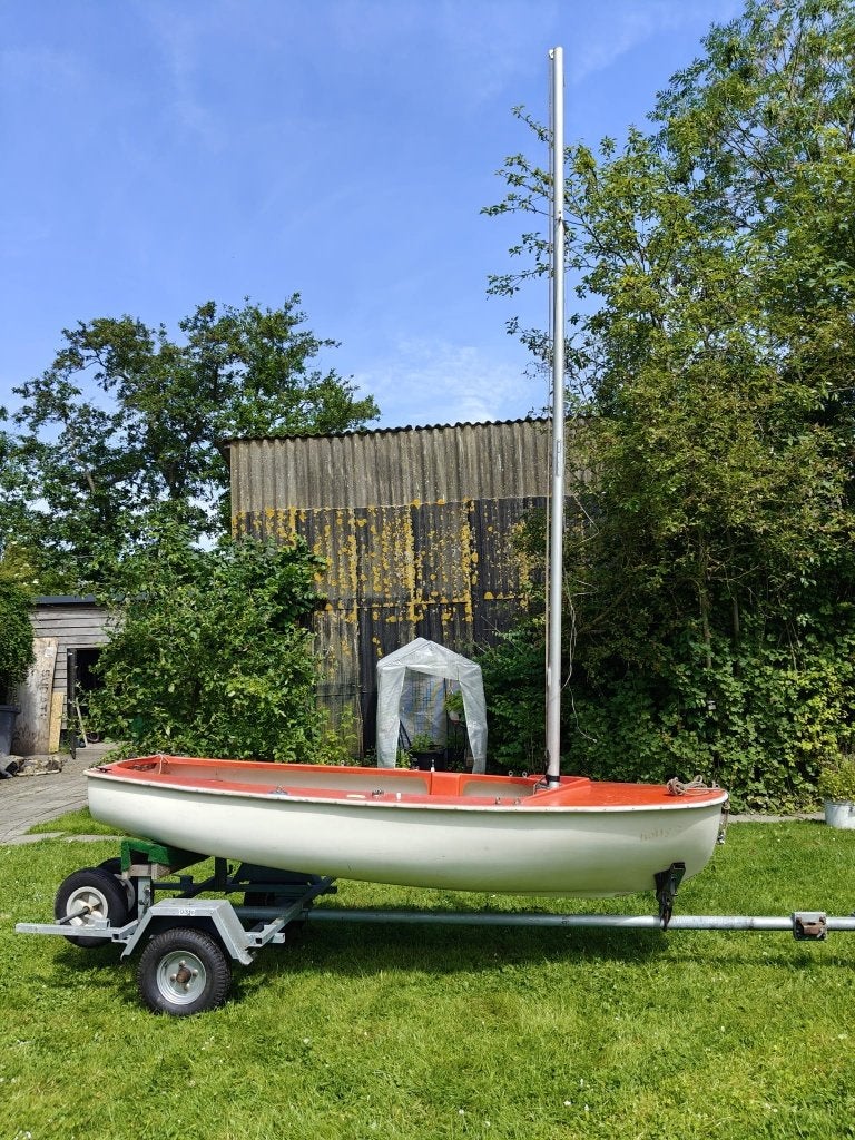 Te koop middellandse zeejol, zeil/ roei/ motor bootje, Ophalen, Gebruikt, Overige merken