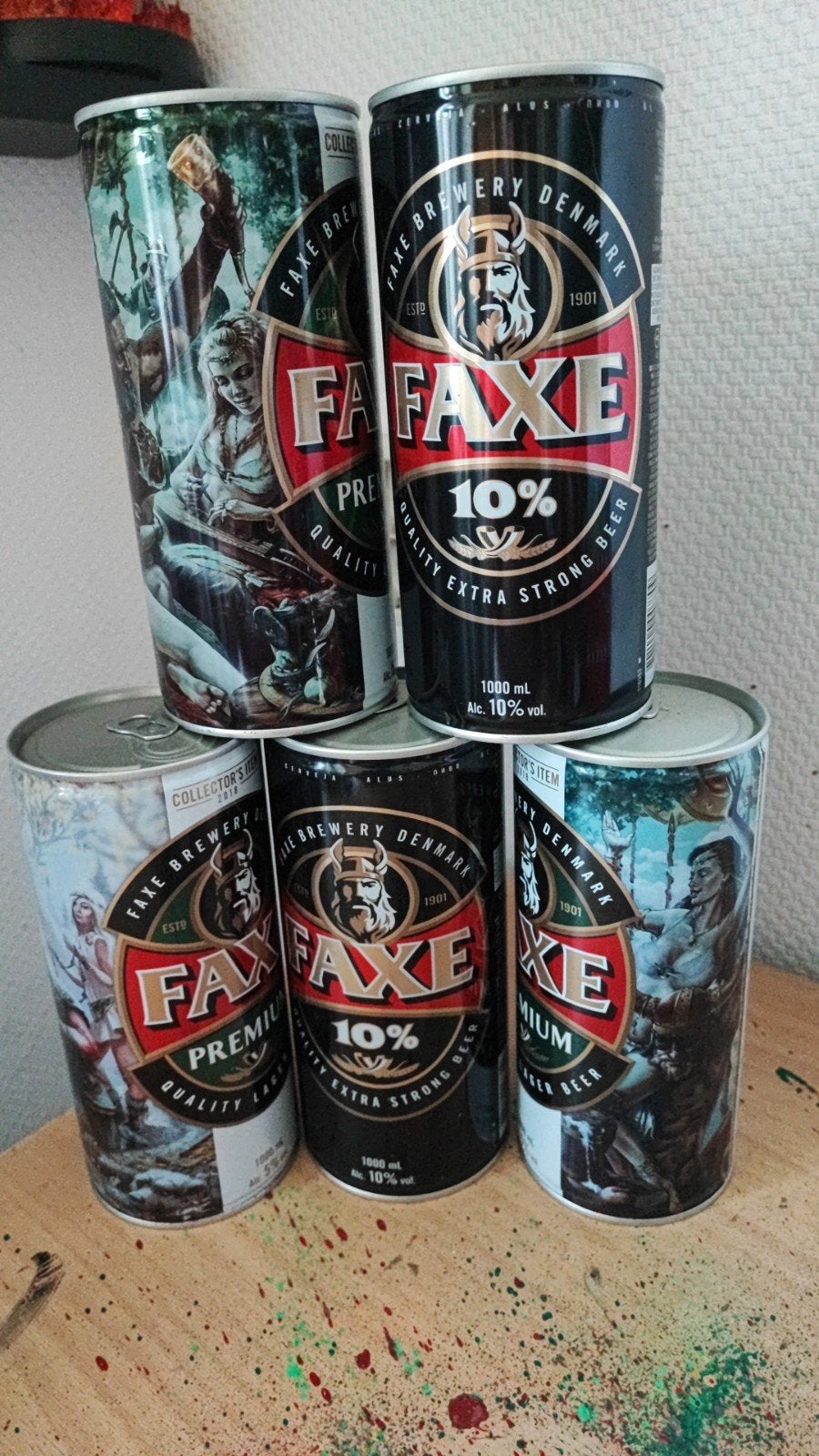 Faxe Bierblikken - Collectors Item - ongeopend, Verzamelen, Biermerken, Ophalen of Verzenden, Nieuw, Overige typen, Overige merken