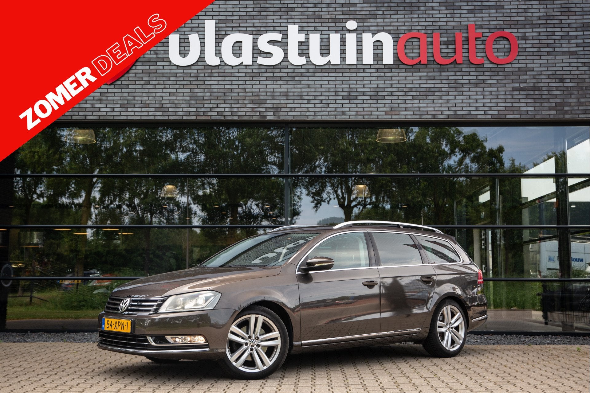 Volkswagen Passat Variant 1.4 TSI High Executive Line BlueMo, Euro 5, Gebruikt, Zwart, Bruin