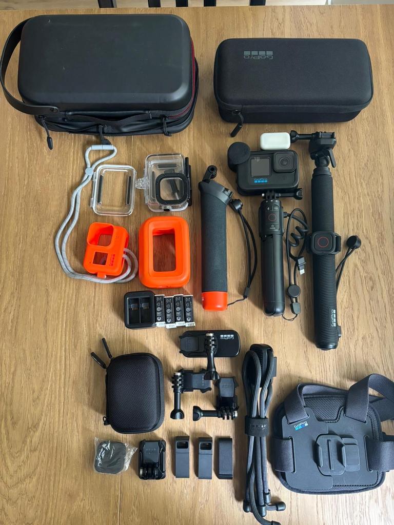 GoPro HERO11 Black Complete Creator/Travel/Duik Set, Ophalen of Verzenden, Zo goed als nieuw, GoPro