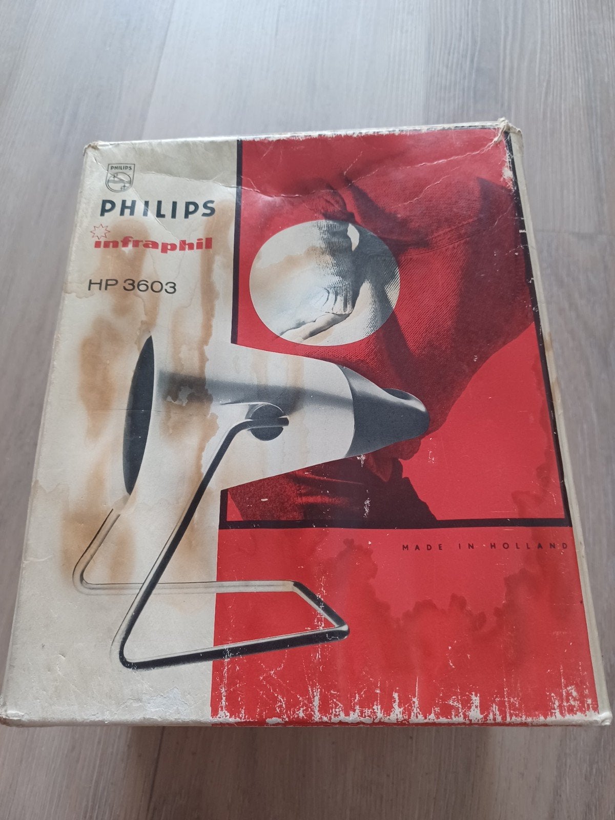 Philips Infraphil HP 3603 Infraroodlamp., Ophalen, Gebruikt