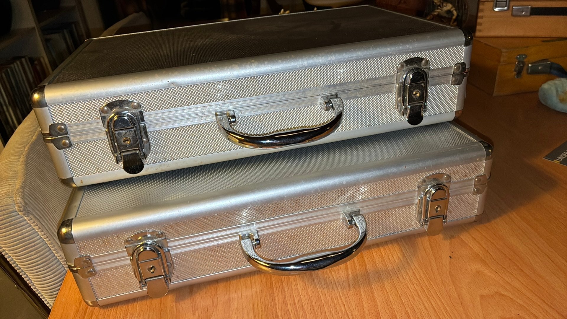 Muntkoffer voor verzamelaars - Aluminium koffer, Ophalen of Verzenden, Verzamelmap