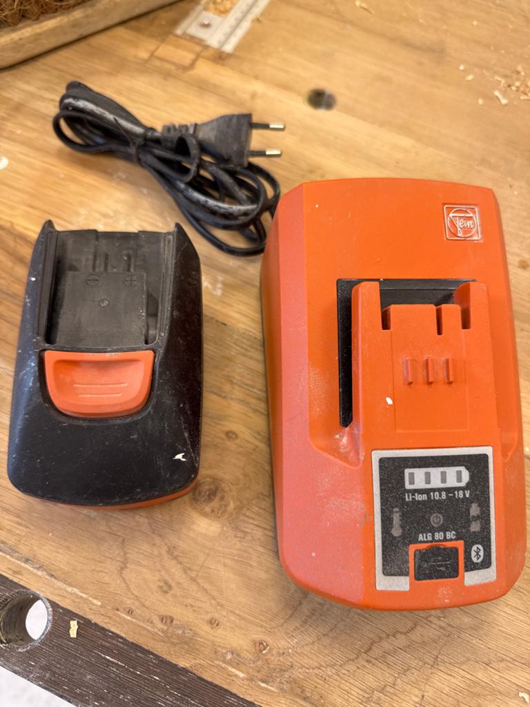 Fein ALG 80 BC Acculader Li-ion 10.8-18 V inclusief koffer!!, Doe-het-zelf en Verbouw, Ophalen of Verzenden, Gebruikt, Minder dan 400 watt