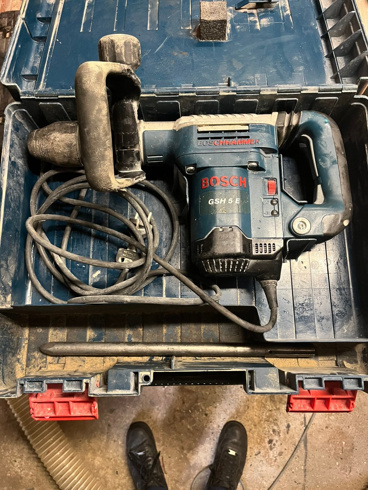 Bosch Professional GSH 5 E Breekhamer, Verzenden, Gebruikt, Boor- en/of Breekhamer
