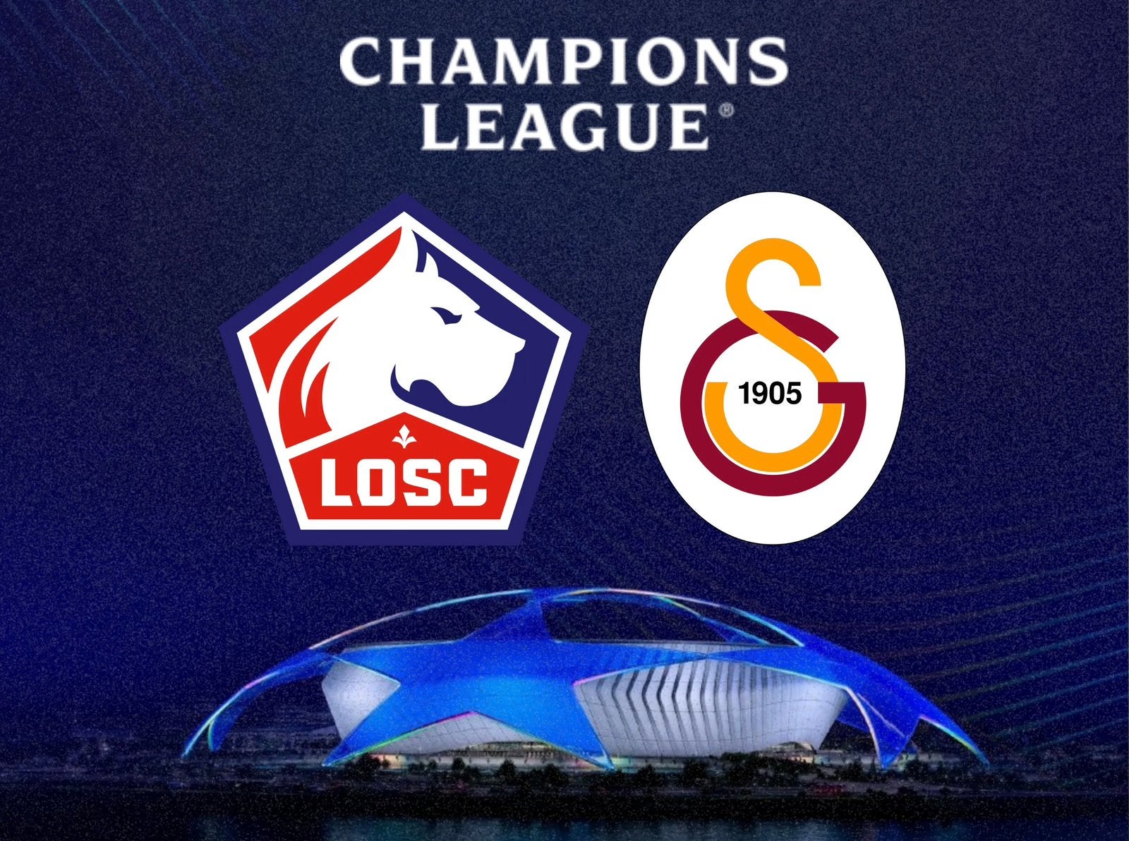 Lille - Galatasaray naast elkaar champions league tickets, Twee personen, Januari
