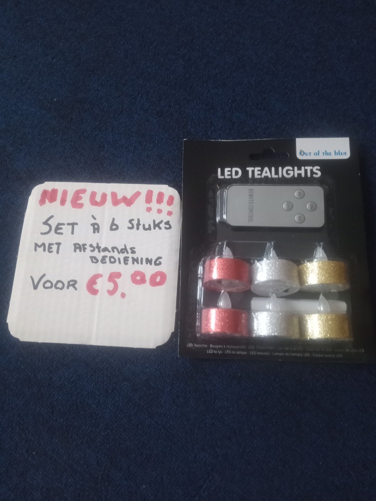 LED TEALIGHTS, Ophalen, Nieuw, Overige materialen