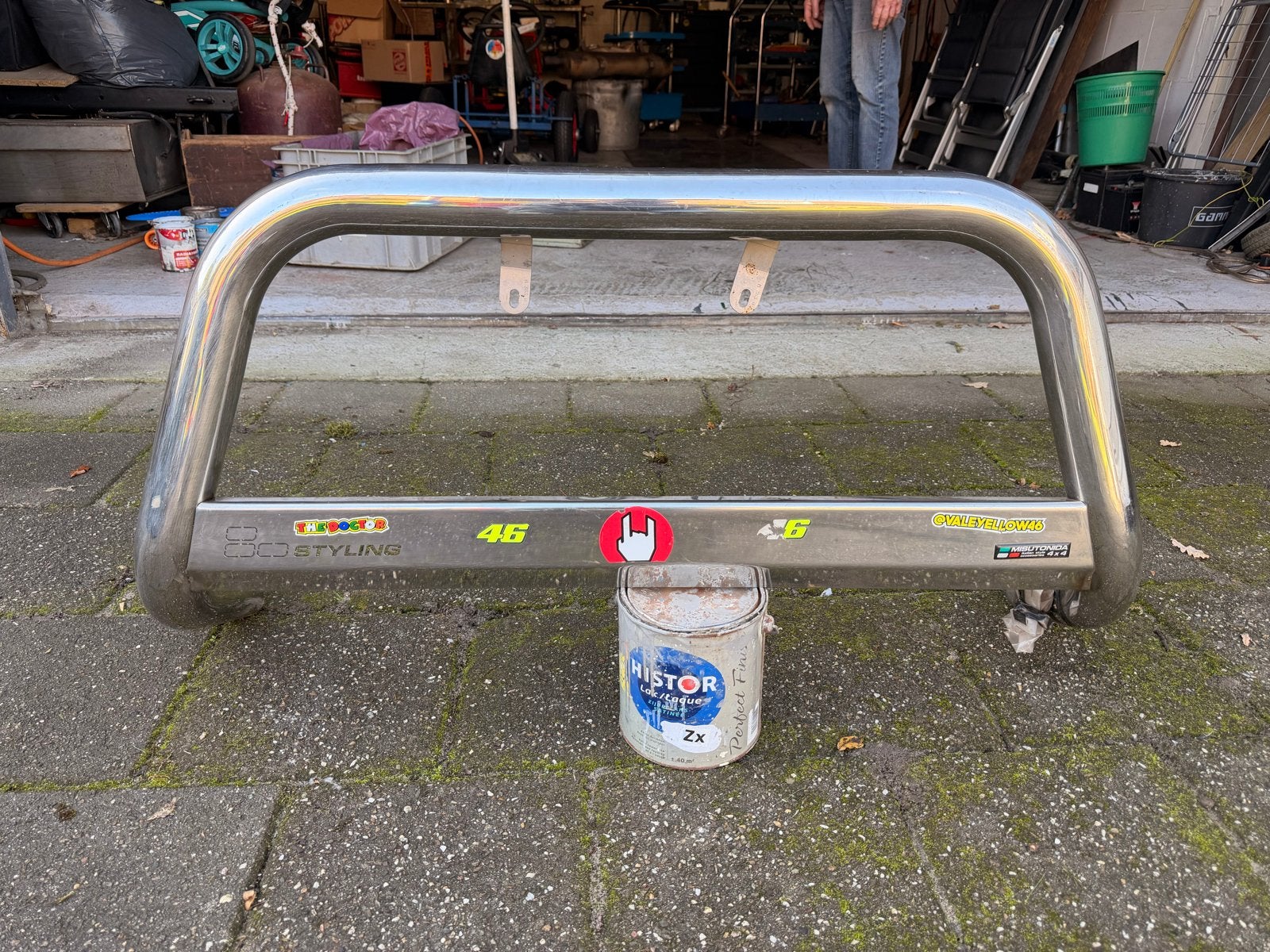 Bullbar - Universeel - Chroom, Auto-onderdelen, Ophalen, Gebruikt, Voor, Bumper